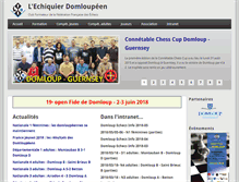 Tablet Screenshot of domloup.echecs35.fr